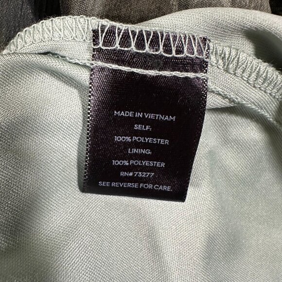 Simply Vera Wang Green Sleeveless Tie Dye Maxi Dress - Picture 7 of 8